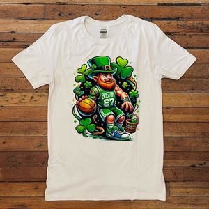 Boston Celtics - Nba - St. Patrick_S Day T-Shirt - Unisex White T-Shirt